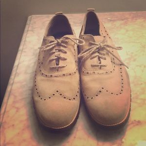 ZERØGRAND Wingtip Oxford Size 15 Khaki and Black